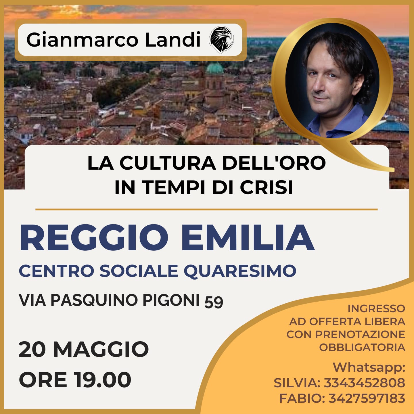 Locandina di La cultura dell'oro in tempi di crisi